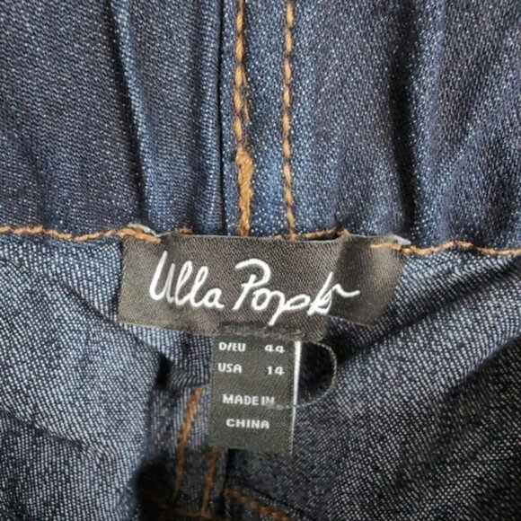 NWT Ulla Popken Sienna Stretch Relaxed Tummy Control Slim & Tight Jeans 14 - Picture 7 of 9
